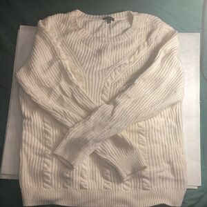 Women's White Sweater